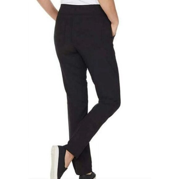 Weatherproof Vintage Womens Stretch Flex Slim Pant Sz Small Black Versitile - Picture 4 of 14